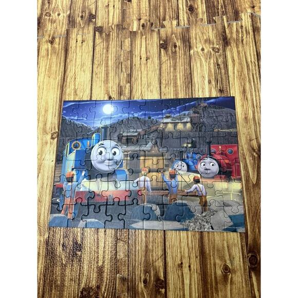Ravensburger Thomas Night Work Glow Dark Puzzle 60pc complete - Picture 5 of 6
